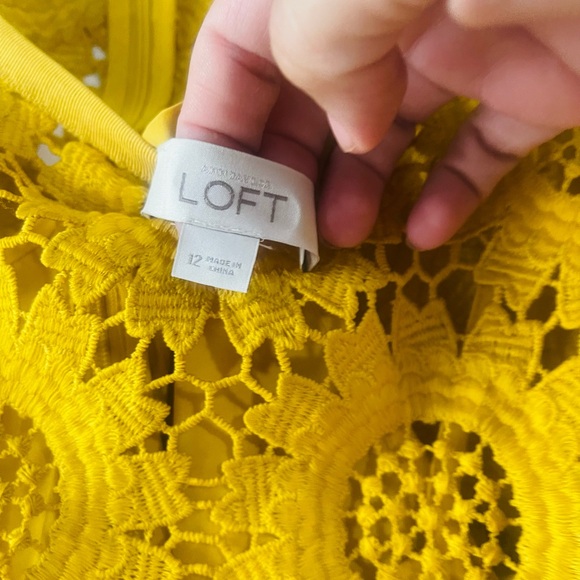 Loft yellow dress - Picture 4 of 5